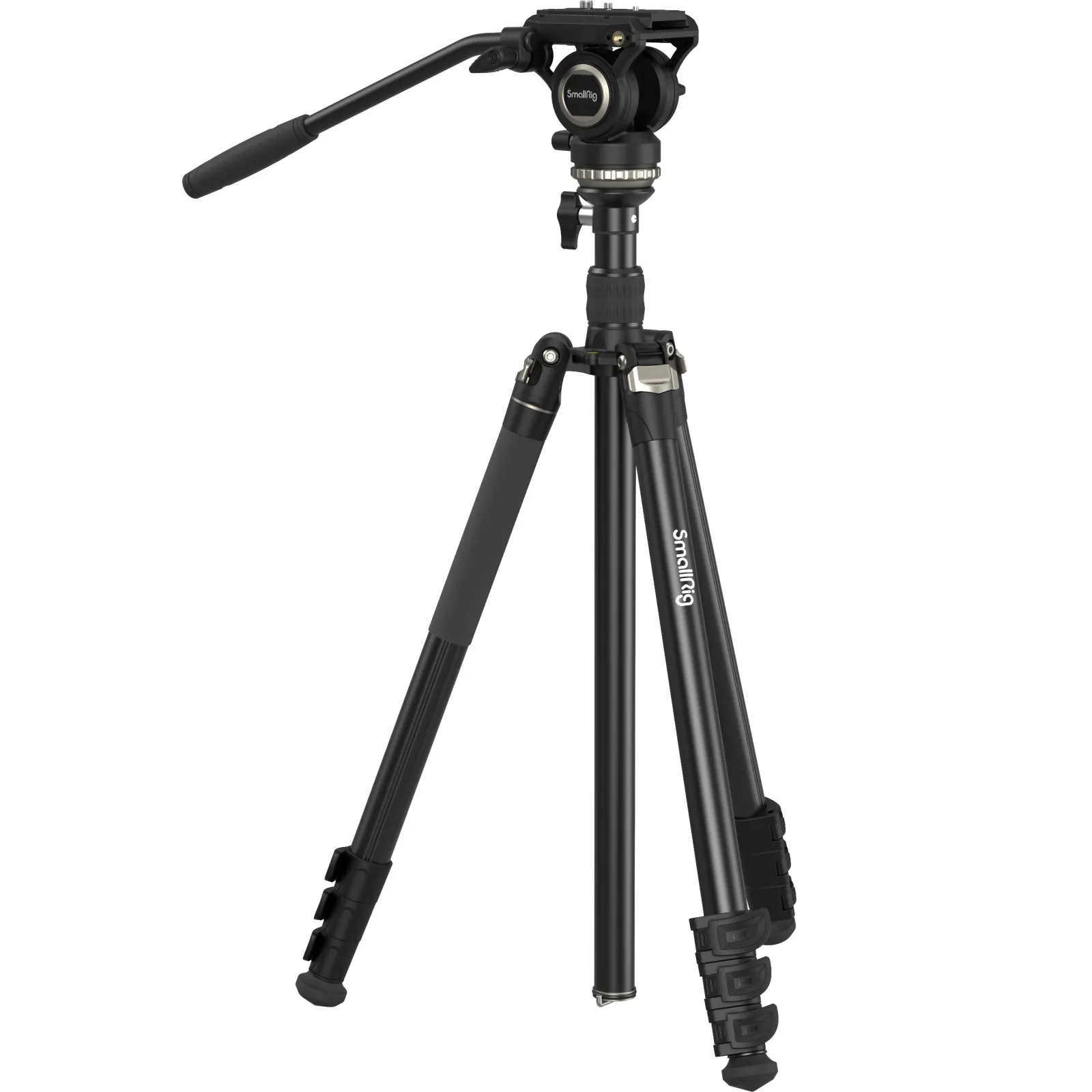 SmallRig CT210 Aluminum Alloy Video Tripod with Fluid Head Kit 4475