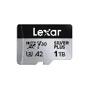 Lexar Professional Silver Plus 512GB MicroSDXC UHS-I Memory Card up to 205MB/s Read 150MB/s Write C10 V30 U3 LMSSIPL512G-BNANG