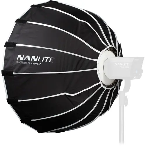 NANLITE Parabolic Softbox of Forza Mount + EC-FMM-60 Grid SB-FMM-60