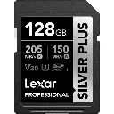 Lexar Professional SILVER PLUS 128GB UHS-I SDXC Memory Card up to 205MB/s Read 150MB/s Write LSDSIPL128G-BNNNG