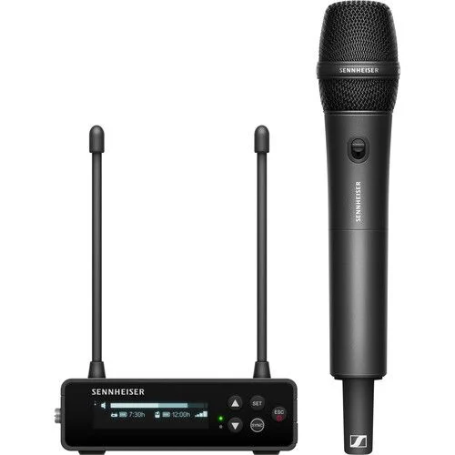 Sennheiser Portable Digital UHF Wireless Microphone System with SKM-S Handheld Transmitter and MMD 835 Cardioid Dynamic Microphone Module (R1-6: 520 - 576 MHz) EW-DP 835 SET