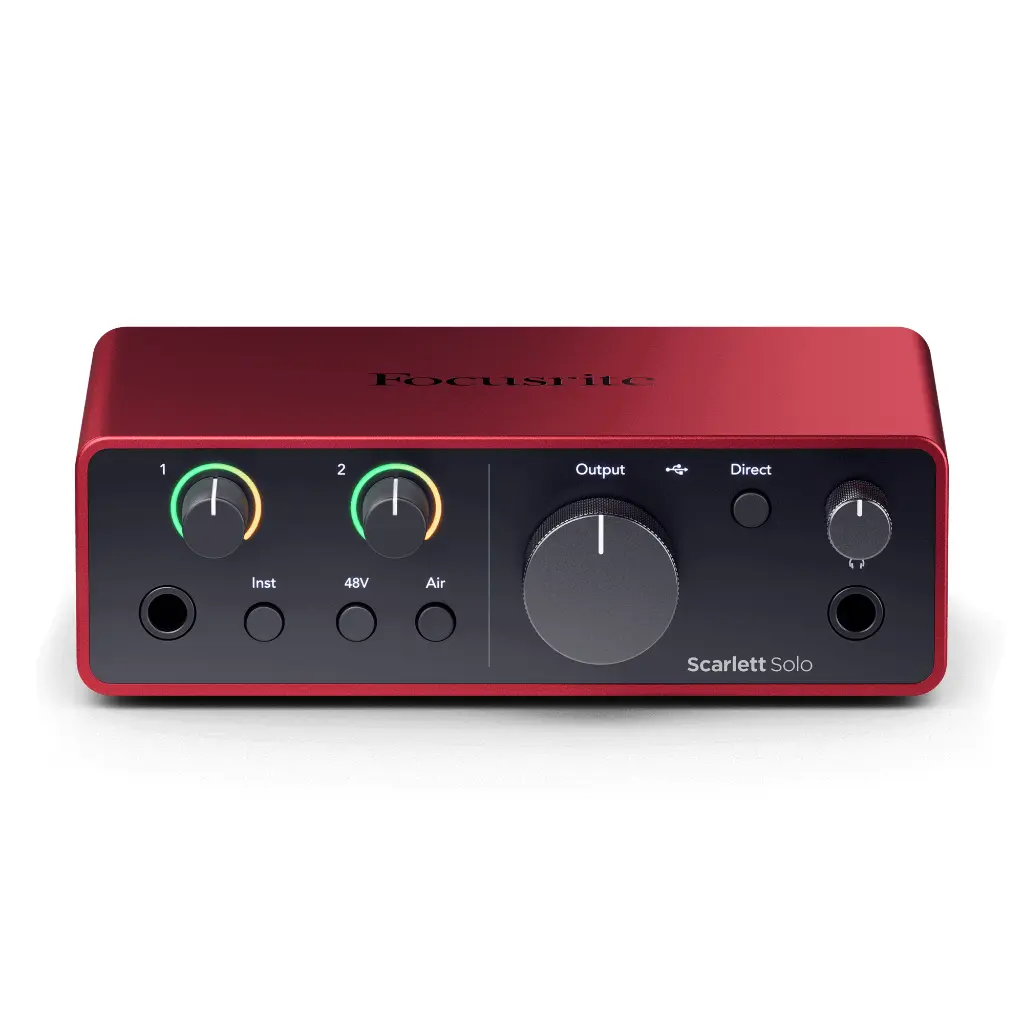 Focusrite Scarlett Solo 4th Generation USB-C Audio Interface MOSC0032