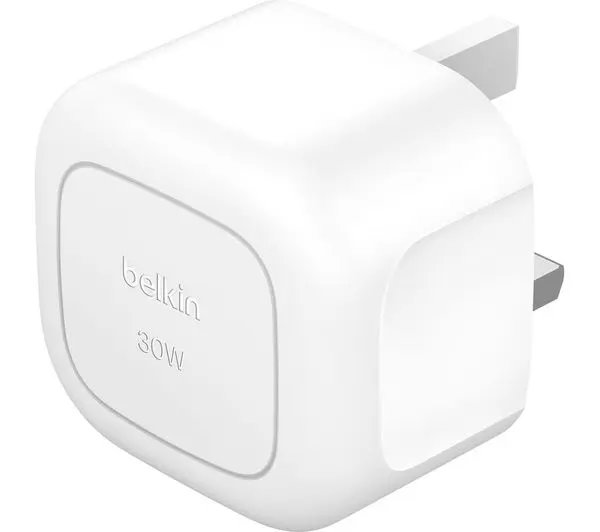 Belkin BoostCharge Cube 30-Watt Wall Charger White WCA008MYWH