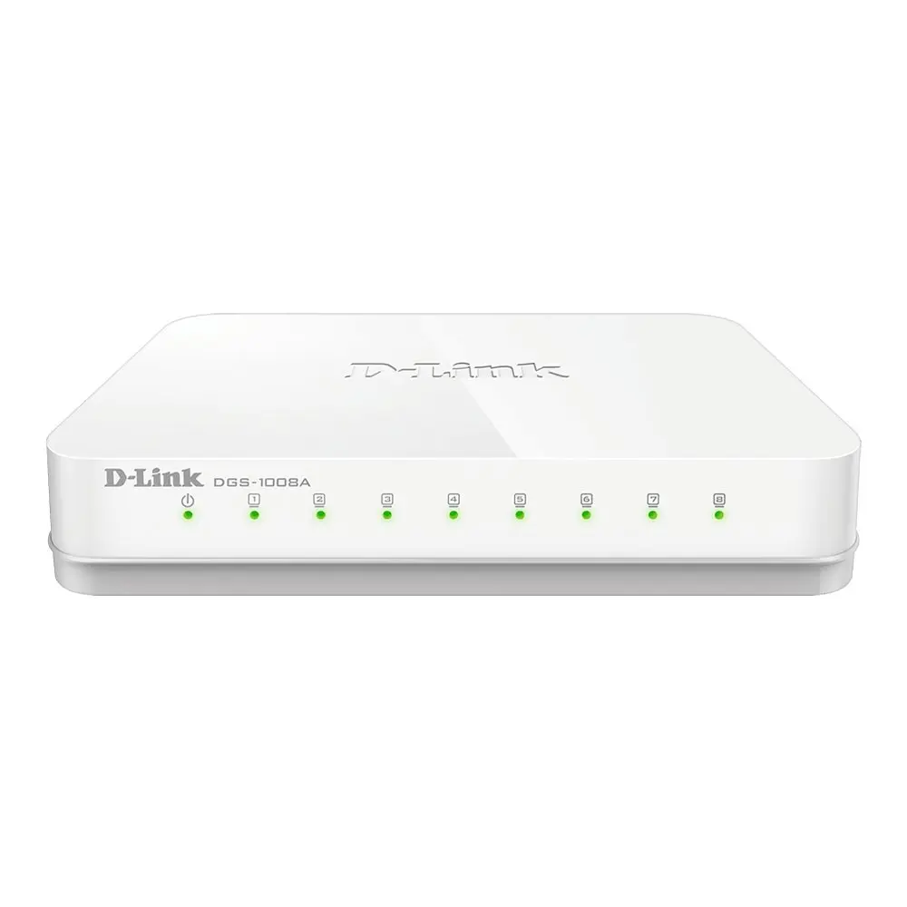 D-Link DGS-1008A 8-Port Gigabit Easy Desktop Switch 