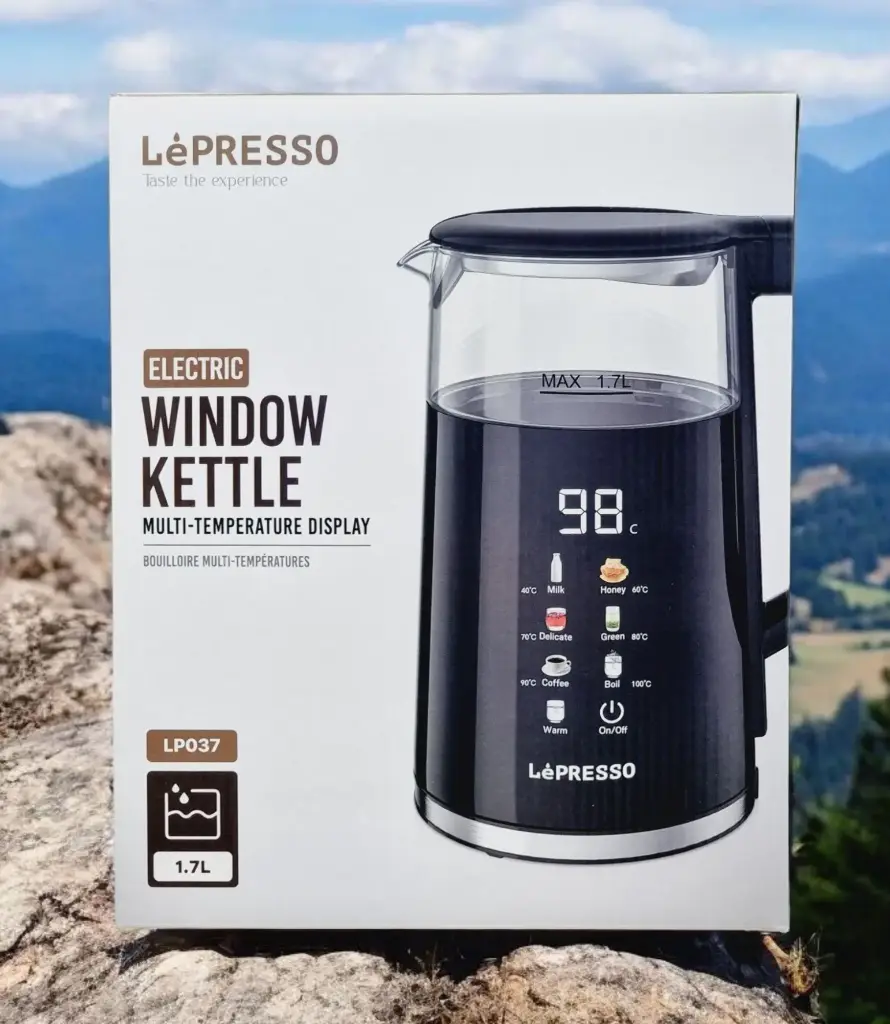 LePresso Electric Window Kettle Multi-Temprature Display LPCFFM0037