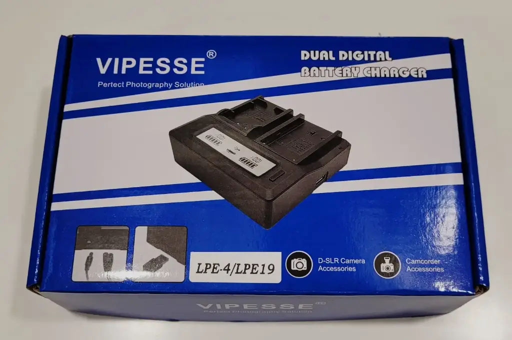 Vipesse LP-E19 Dual Battery Charger for Canon