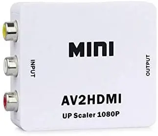 Posh Mini Composite AV2HDMI AV RCA to HDMI Video Converter UP Scaler 1080P AV2HDMI GT18