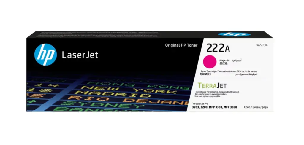 HP 222A Magenta Original LaserJet Toner Cartridge W2223A