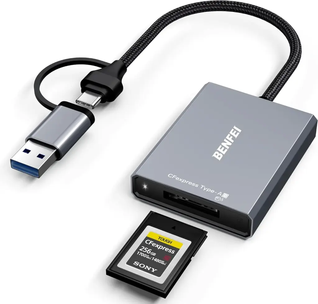BENFEI CFexpress Type A Card Reader with USB 3.2 000367