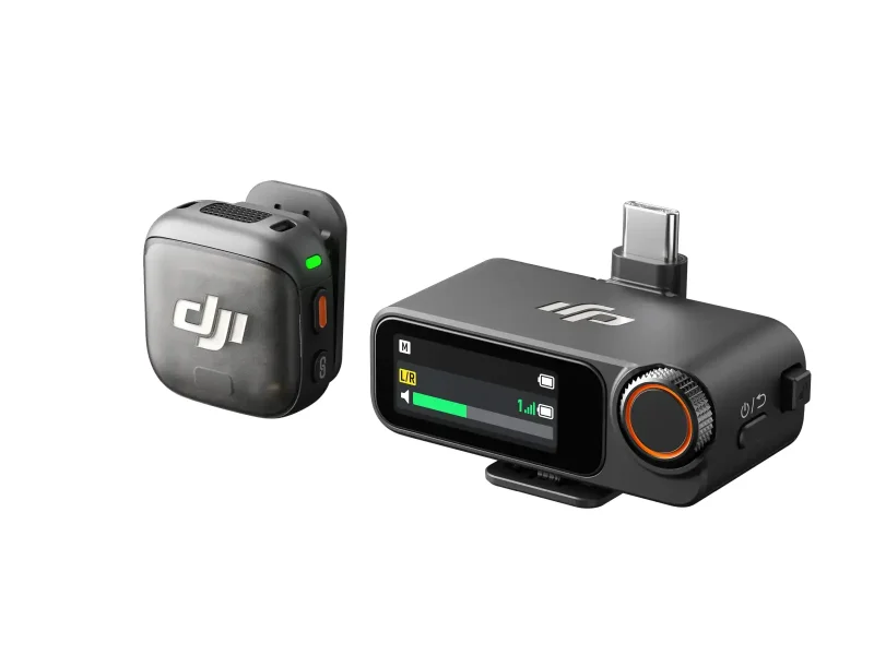 DJI Mic 3 Compact Wireless Microphone System/Recorder for Camera & Smartphone (1TX+1RX) DJI-MIC300-S
