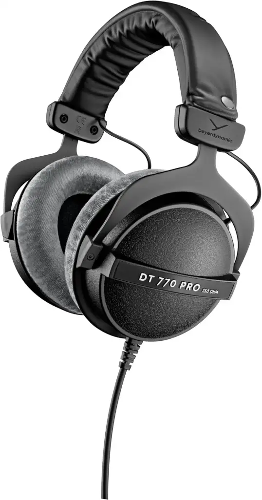 Beyerdynamic DT 770 Pro 250 ohm Closed-back Studio Mixing Headphones 