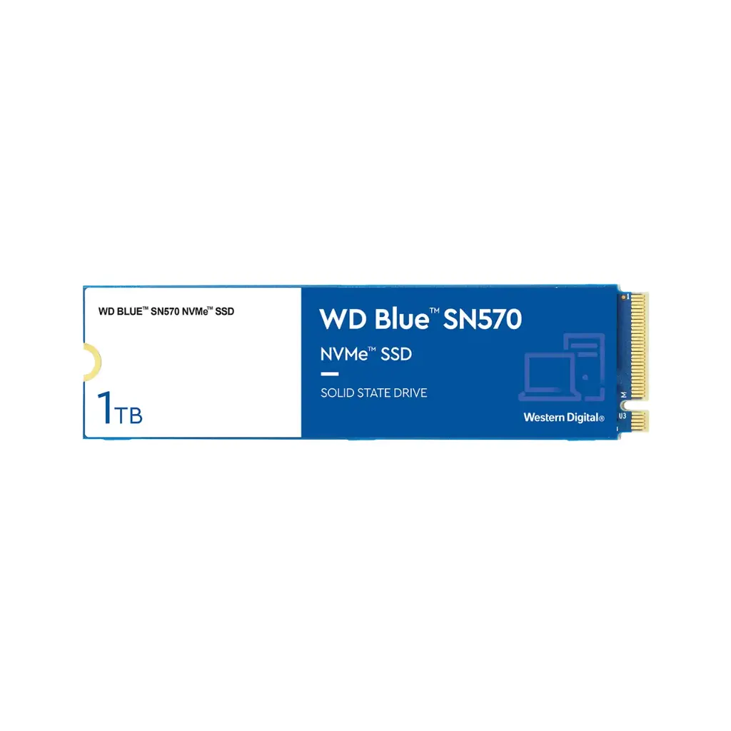 WD Blue SN570 1TB 3500Mbps M.2 2280 NVMe SSD Storage