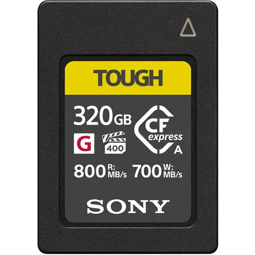 Sony Tough 640GB R800/W700 CFexpress Type A TOUGH Memory Card CEA-G320T
