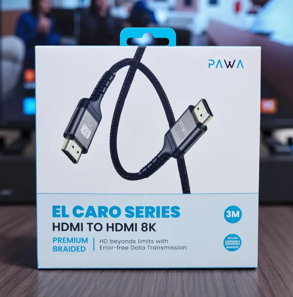 Pawa EL Cario Series 3Mtr 8K HDMI Cable Braided PW-ELHD8K3M