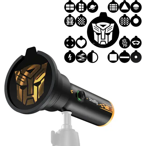 SmallRig RF 10C Portable Focusable LED Video Light BumbleBee Edition 5512