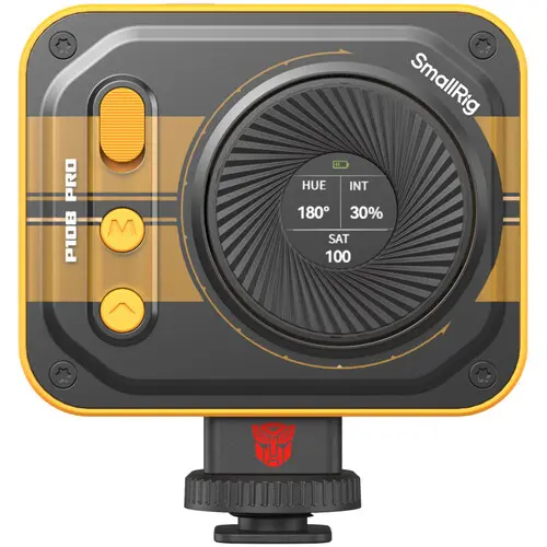 SmallRig Vibe P108 Pro mini LED Video Light BumbleBee Edition 5511