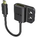 SmallRig Ultra Slim 4K HDMI Adapter Micro HDMI Male to Full HDMI Female (D TO A) 3021