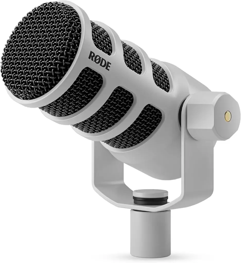 Rode PODMIC USB & XLR Dynamic Broadcast Microphone White