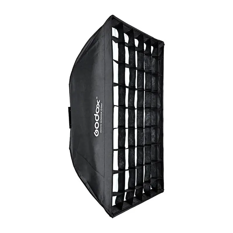 Godox SB-FW6090 60x90cm Softbox With Grid & Bowens Mount Aluminium Ring Adapter 