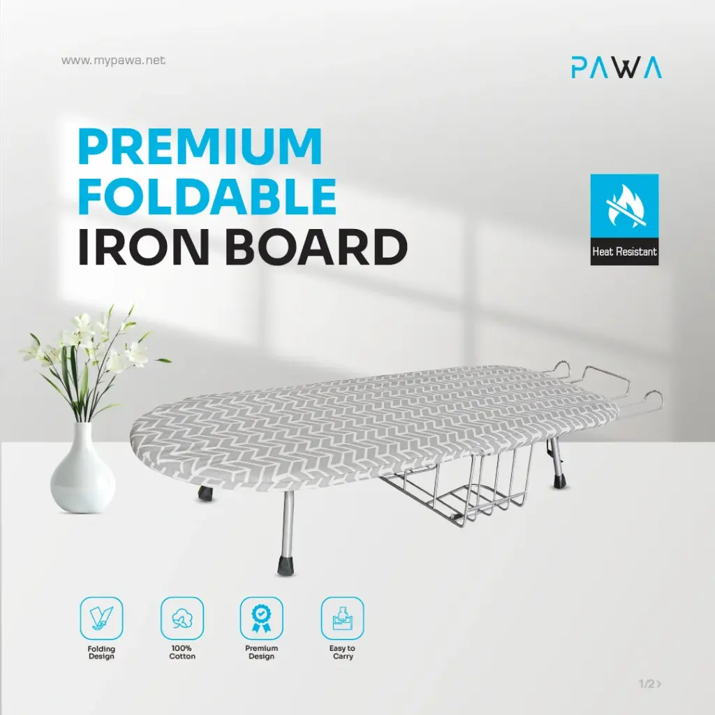 Pawa Premium Foldable Iron Board PW-PFLSTIRN-SS
