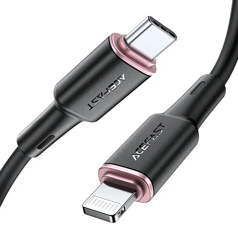 ACEFAST C2-01 1.2M Mellow USB-C to Lightning Zinc Alloy Silicon Charging Data Cable 30w
