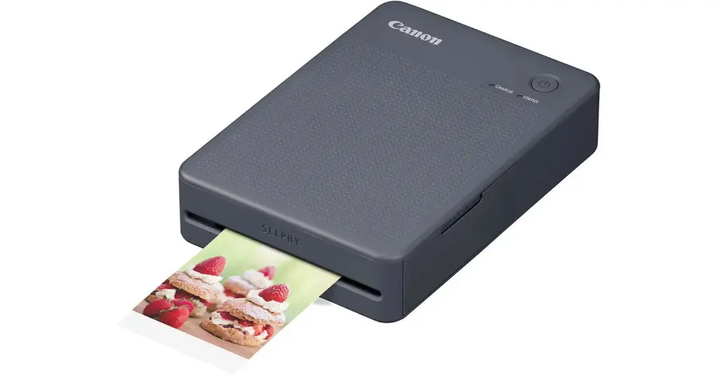 Canon SELPHY QX20 Compact Photo Printer - Gray