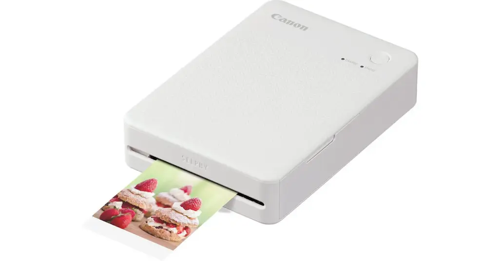 Canon SELPHY QX20 Compact Photo Printer White