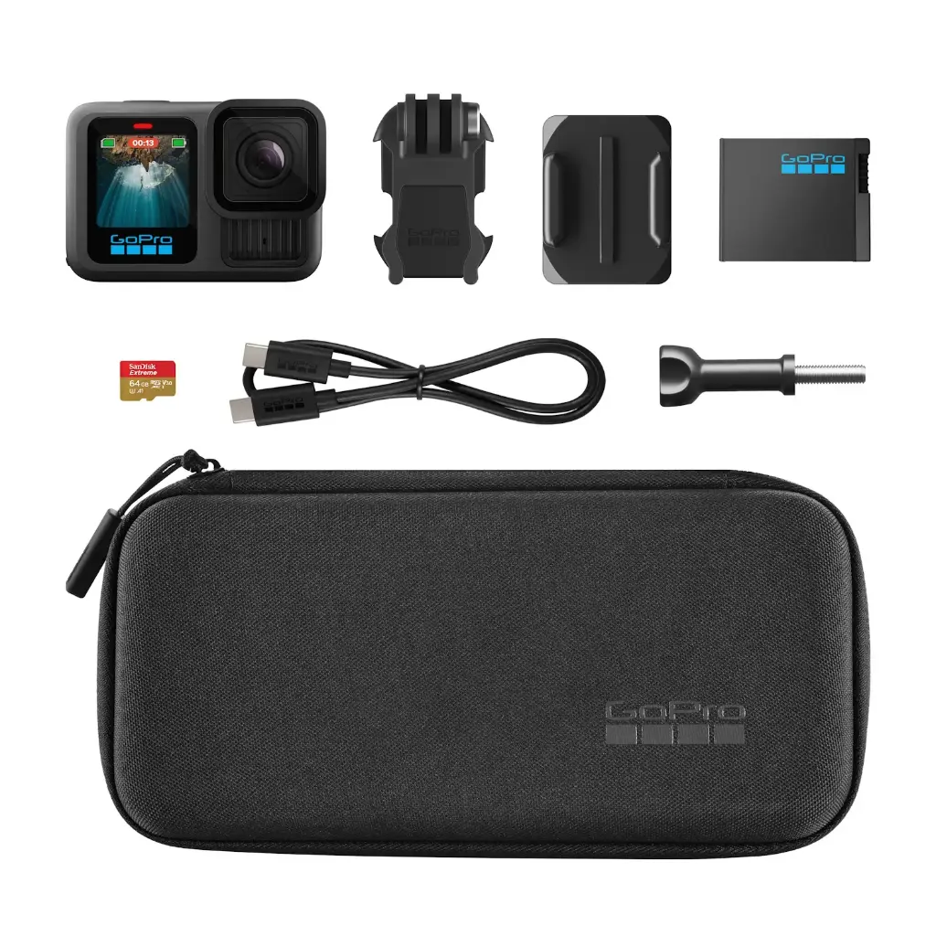 GoPro HERO 13 Action Camera Specialty Bundle With 64GB Memory Card CHDSB-131-RW