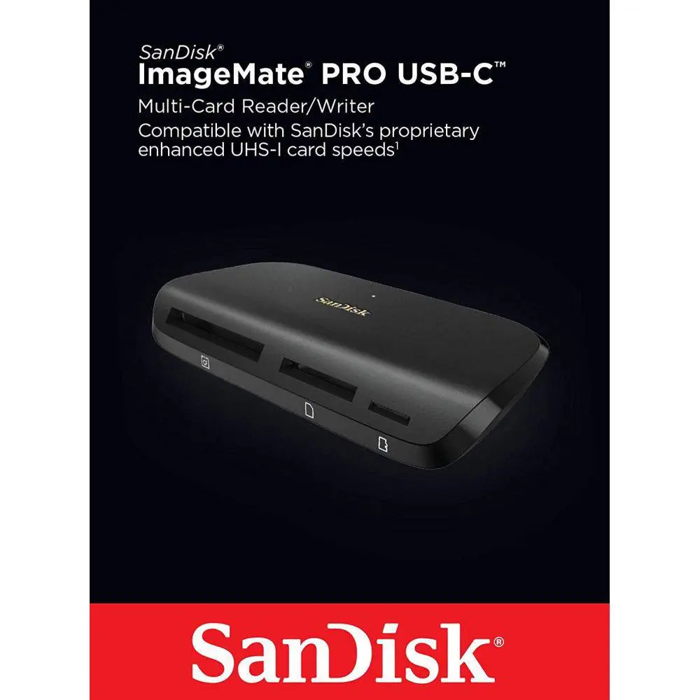 SanDisk ImageMate PRO USB-C Multi-Card Reader/Writer SDDR-A631-GNGNN