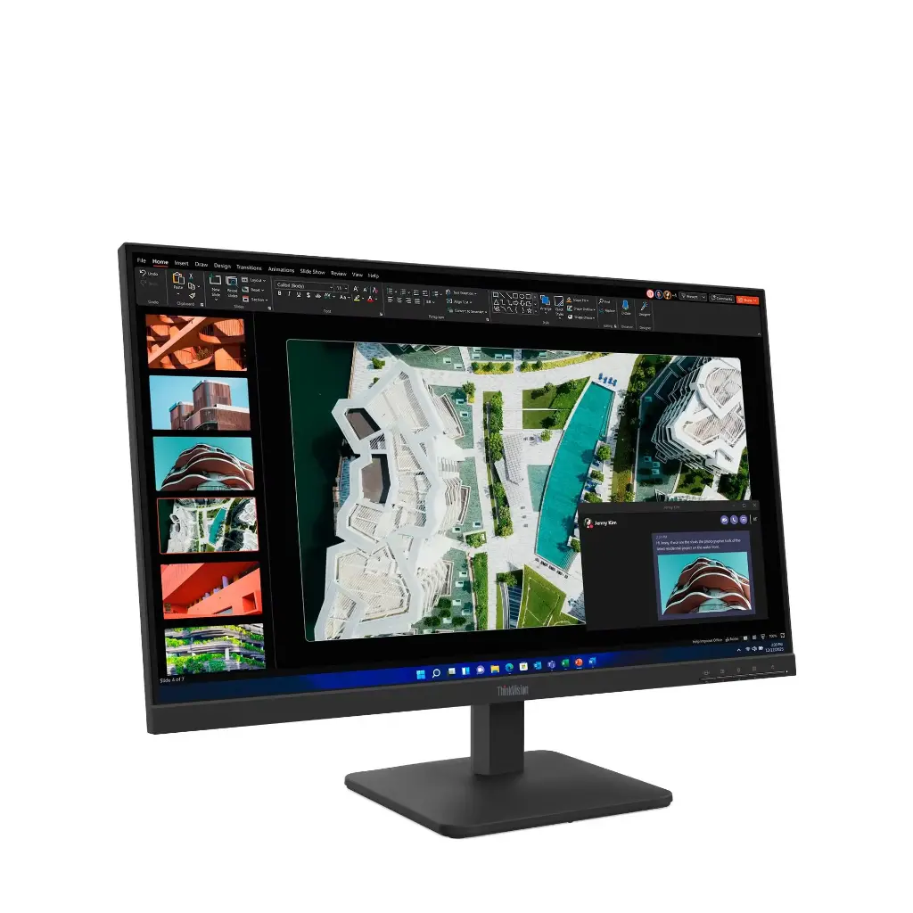 Lenovo ThinkVision S27-4e 27-Inch IPS FHD 1920x1080 100Hz 4Ms Anti Glare Monitor Raven Black 64BEKAT1UK