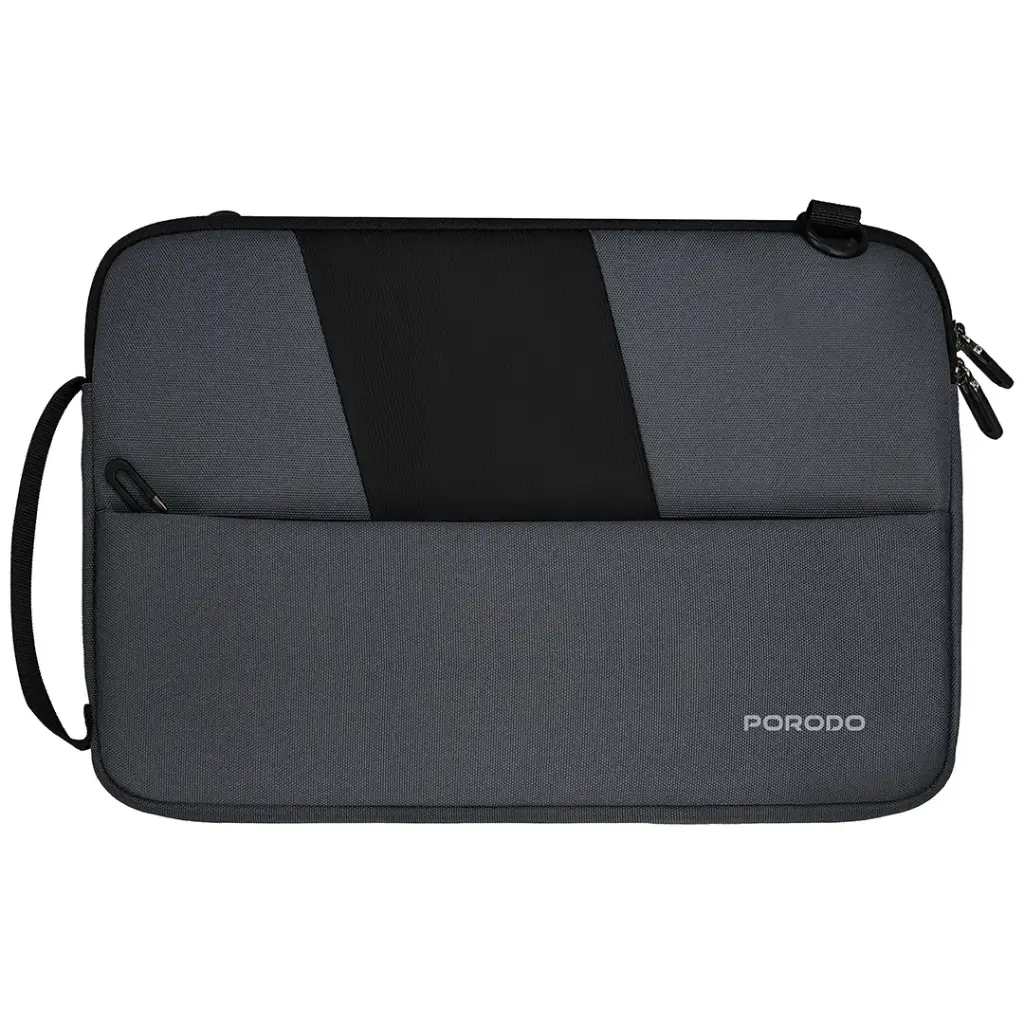 Porodo Lifestyle Ruvell 14-Inch Laptop Sleeve Grey PDLFSTDL14GY