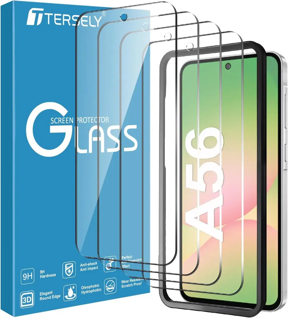 9H Tempered Glass Screen Protector for Samsung Galaxy A56