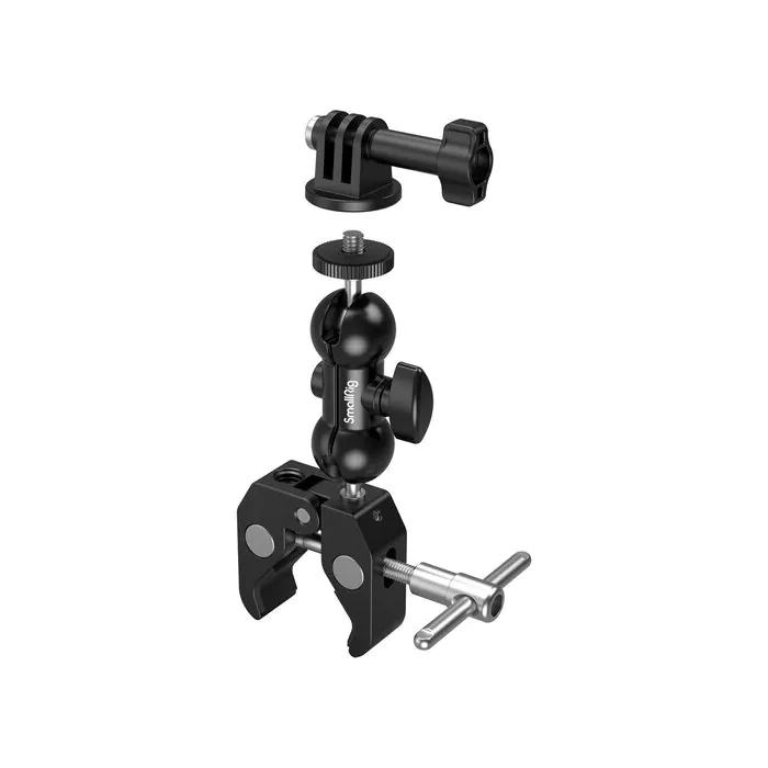 SmallRig Crab-Shaped Clamp with Ball Head Magic Arm 1138B