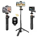 K&F Concept MS-11 3in1 Mini Tripod With Phone Holder, GoPro Adapter & Bluetooth Remote KF09.135