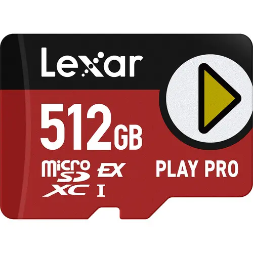 Lexar Play Pro 512GB MicroSDXC Express Card Up 900MB/S LMSXPS0512G-BNNNG