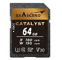 Exascend Catalyst 64GB UHS-I V30 R180MB/s W150MB/s SDXC Memory Card EX-EX64GSDU1