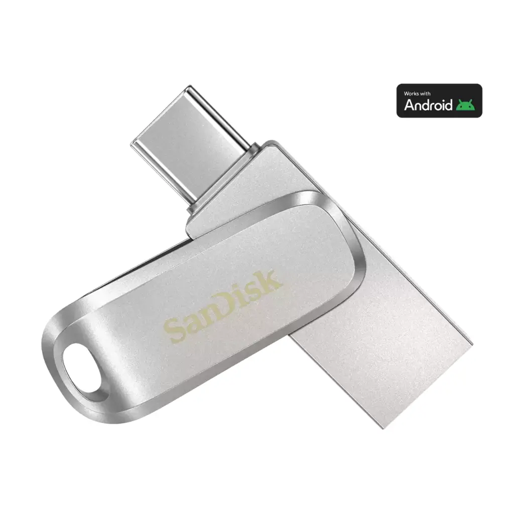 SanDisk Ultra Dual Drive Luxe 400Mbps Dual Flash Drive With USB-C & USB-A SDDDC4 G46
