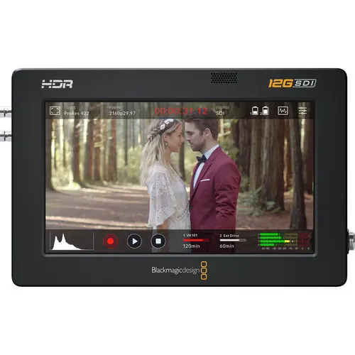 Blackmagic Design Video Assist 5-Inch 12G-SDI/HDMI HDR Recording On Camera Monitor BMD-HYPERDAVIDA12/5HDR