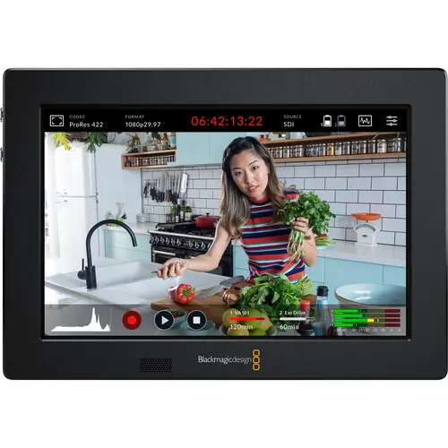 Blackmagic Design Video Assist 3G-SDI/HDMI 7-Inch On Camera Recorder/Monitor HYPERD/AVIDA03/7