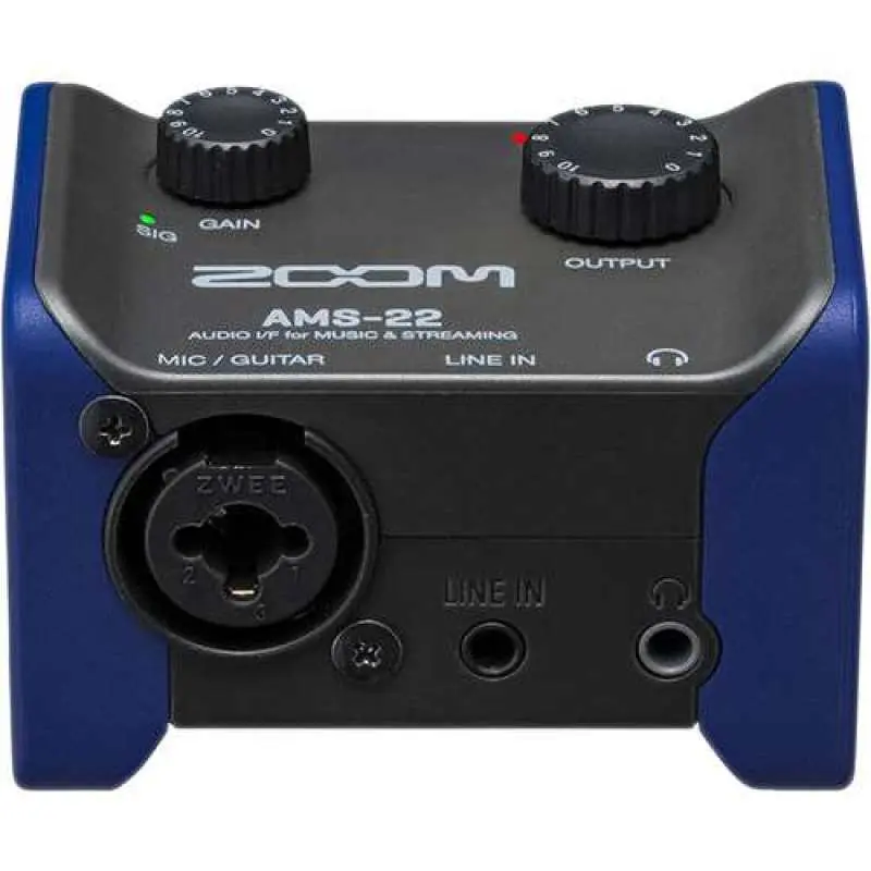 Zoom AMS-22 USB Audio Interface 2-Input 2-Output 