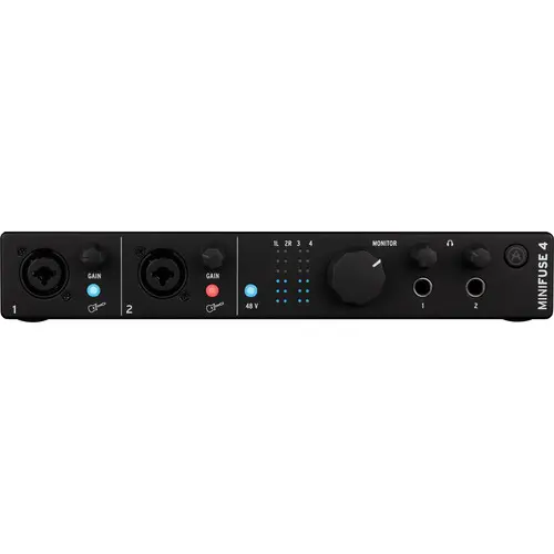Arturia MiniFuse 4 Portable 4x4 USB Type-C Audio/MIDI Versatile Desktop Audio Interface