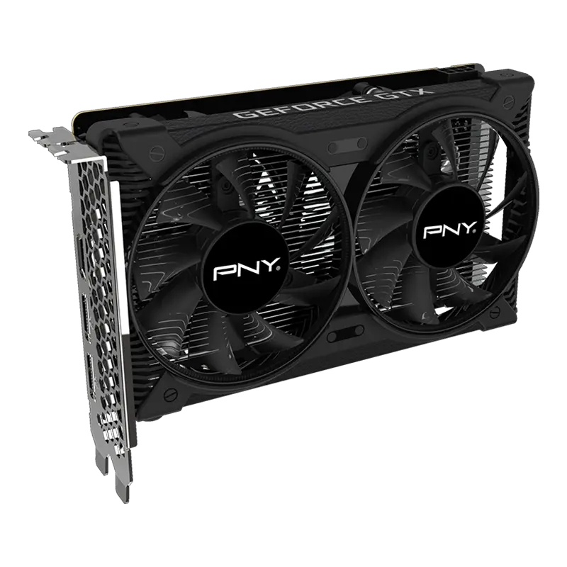 PNY GeForce GTX 1650 Dual Fan 4GB GDDR6 Graphics Card VCG16504D6DFPPB