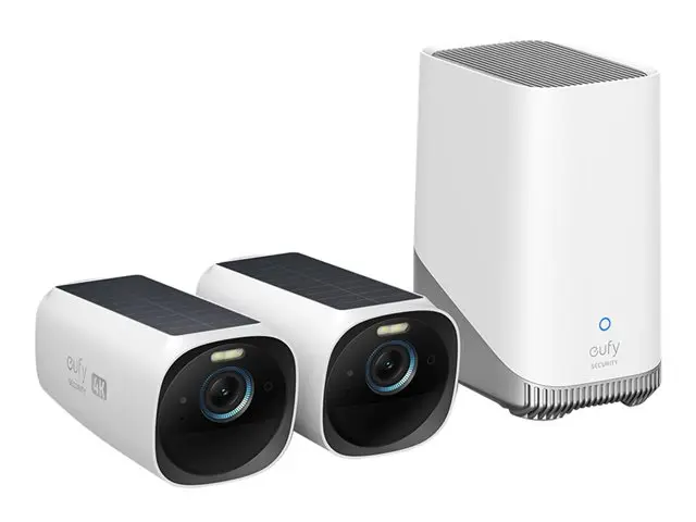 Anker S330 EufyCam 3 4k Wire Free Security Camera Kit with 365Days Battery Plus Constant Solar Charging T88713W1