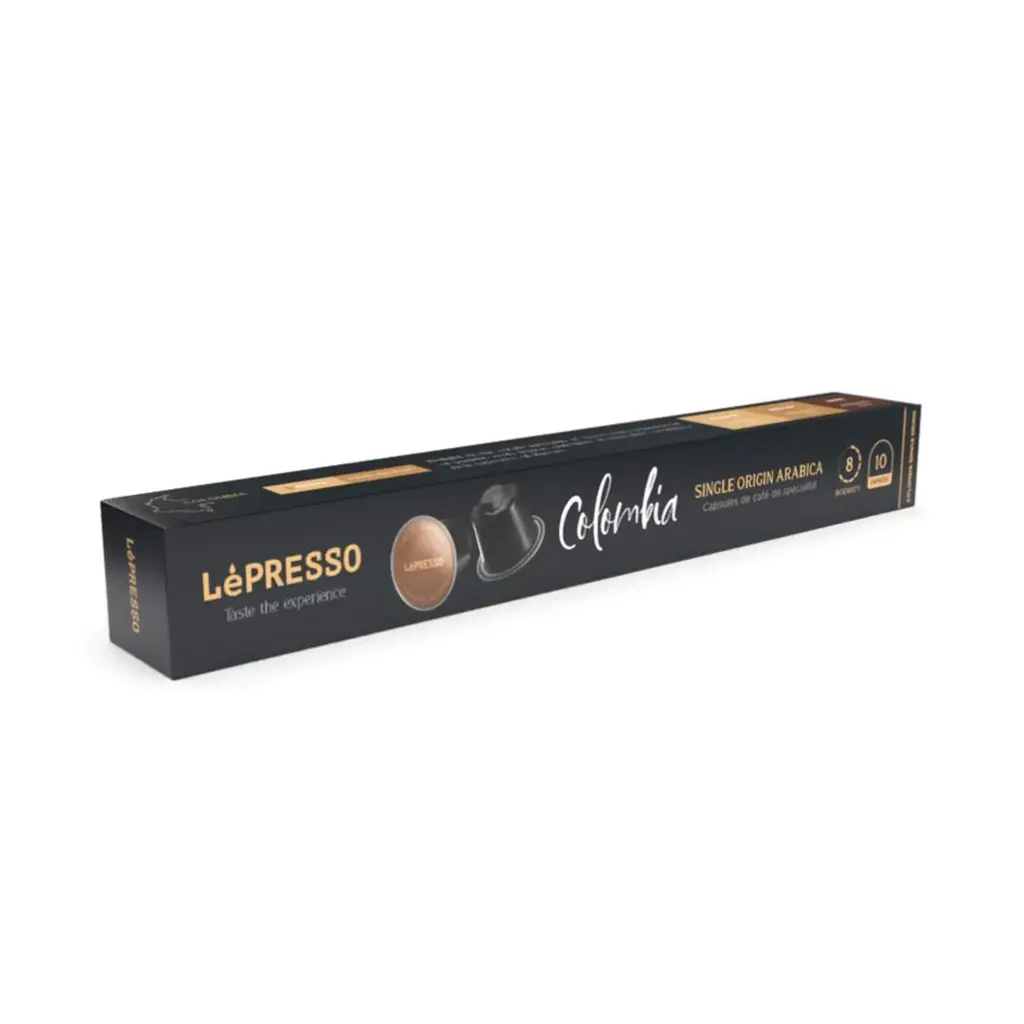 LePresso Colombia Single Origin Arabica 10pcs Coffee Capsules LPCNACL