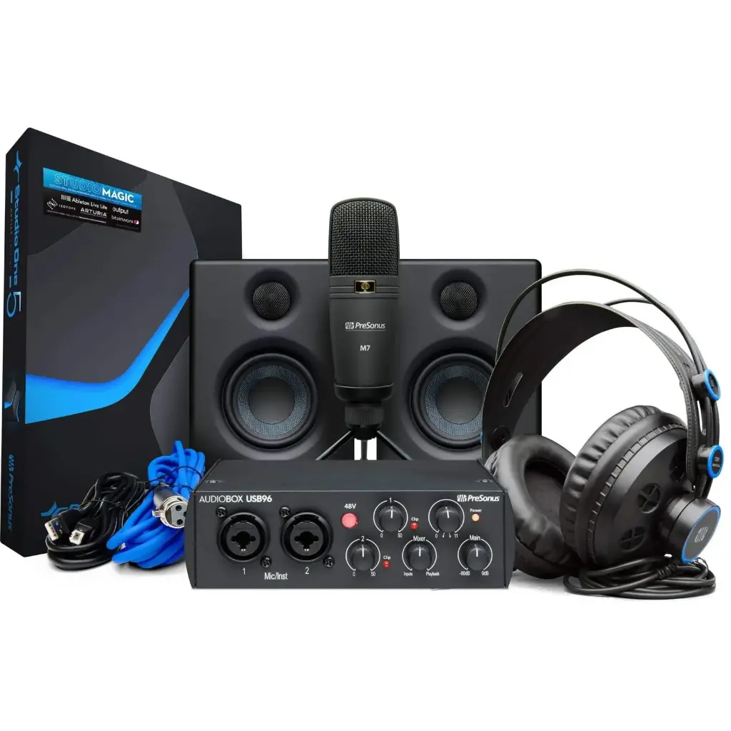 PreSonus AudioBox USB 96 2x2 USB 2.0 Interface 25th Anniversary Edition Black A012108
