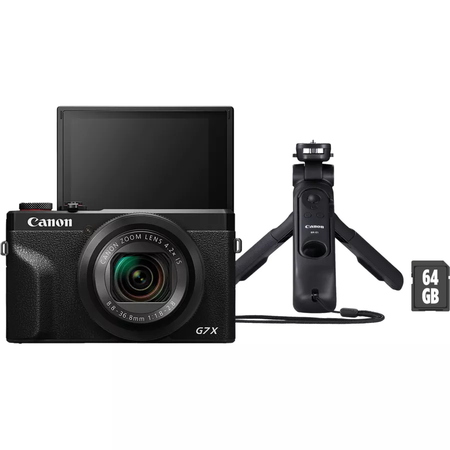 Canon Powershot G7X Mark III Premium Vlogger Kit, Black