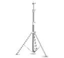 PhotoTech PTS-280 280cm Light Stand Silver Finish with fixed Spigot and spring cushioning