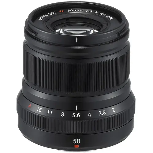 FUJIFILM XF 50mm f/2 R WR Lens (Black) 