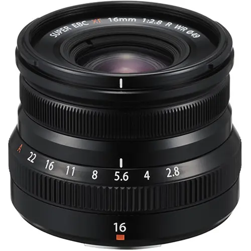 FUJIFILM XF 16mm f/2.8 R WR Lens Black