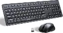 UGREEN MK006 Wireless Keyboard And Mouse Combo - Arabic Layout, Black 45248